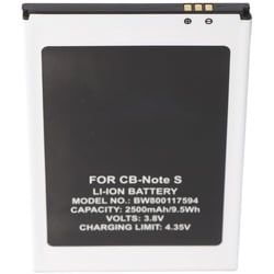 Li-Ion-Akku 2500mAh 3.7 Volt für Smartphone Cubot Note S, 99,3x64,9x4,4mm