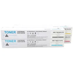 ABC Tonerkartusche, (Kompatibles Set 4x Toner für Canon C-EXV48 Imagerunner IR C1325, Canon Imagerunner IR C1325iF C1335iF C1335iFC), ABC