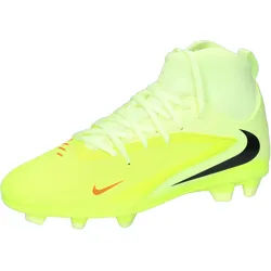Nike Kinder Fussballschuhe JR PHANTOM 6 HIGH CLUB FG/MG HQ2022-800 36.5 - Hyper Crimson/Blk-Life Lime - 36.5
