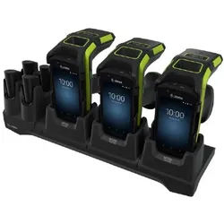 Zebra 3-fach- Ladestation, CR90-3S4T-TC2-G-01 - für MDE-Terminals und RFID Handhelds für Zebra TC21, TC26, RFD9030, RFD9090 CR90-3S4T-TC2-G-01