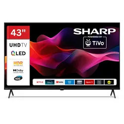 Sharp 43HM5745E QLED Fernseher 43 Zoll Smart TV by TiVo 4K UHD Fernseher mit HDR Dolby Vision (2026)