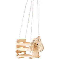 Garten-Spielzeug Kinderschaukel – Pferd Aus Holz