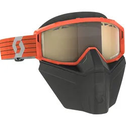 Scott Primal Safari Facemask Light Sensitive Orange/Graue Ski Brille, grau-orange für Männer