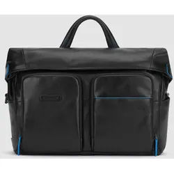 Piquadro Blue Square Revamp Fahrrad Laptopkuriertasche 14" Laptop-Fach Schwarz
