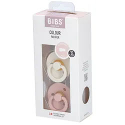 Bibs Colour Schnuller Gr. 3, 18+ Monate, Ivory/ Blush