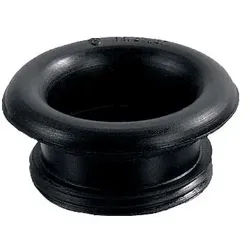 HAAS Gummi-Gewinde-Nippel DN 32 für 1 1/2"", 30 x 47 x 20 mm, EPDM, schwarz