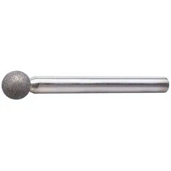 Pferd Schleifstift, ø 2 mm, Diamant Kugelform 2 x 3 mm D126