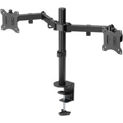 Goobay Doppel-Monitorhalterung Flex - für Monitore zwischen 17 und 32 Zoll (43-81 cm)