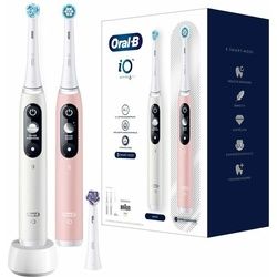 Oral-B iO 6 iO6 Doppelpack Elektrische Zahnbürste/Electric Toothbrush mit revolutionärer Magnet-Te 1 St