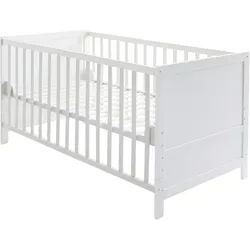 Gitterbettset Magicstar Weiß ca. 70x140cm, 5-teilig