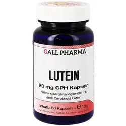 Gall Pharma Lutein 20 mg GPH Kapseln