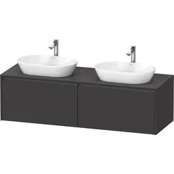 Duravit Ketho.2 Konsolenwaschtischunterbau wandhängend Graphit Supermatt 1600x550x459 mm - K24889B80 K24889B80800000