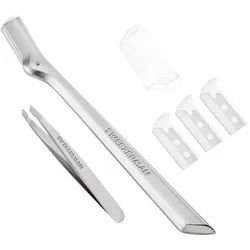 Tweezerman Beauty-Tools Skin-CareEdelstahlGesichtshaarrasierer Set 2 Stk.