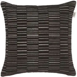 Schöner Wohnen Kissenhülle , Schwarz, Beige , Textil , Streifen , 43x43 cm , hochwertige Qualität , Heimtextilien, Bezüge, Kissenbezüge