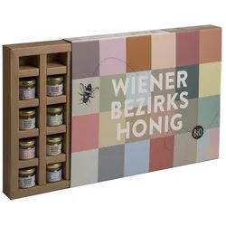 Wiener Honig Degustationsbox von Bezirksimkerei 720 g
