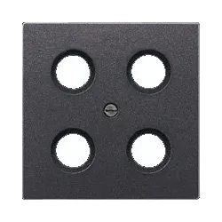 Jung Abdeckung für Antennen-Steckdose, 4-Loch (Anthrazit)