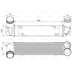 VALEO Ladeluftkühler für BMW 3 1 X1 Z4