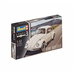 Revell® Modellbausatz VW Beetle, 07681, Maßstab 1:32, (24-tlg) grau