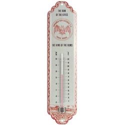 Nostalgic-Art Raumthermometer Retro Metall-Thermometer Innen Aussen Analog - Bacardi