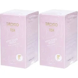 Sirocco Weiß silberne Nadel