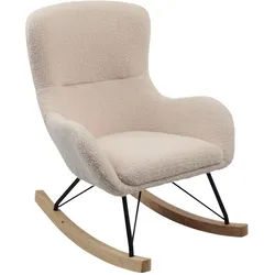 Livetastic Kinder-Schaukelstuhl , Creme , Holz, Metall, Textil , Kautschukholz , massiv , 55x70x63 cm , Bsci , Babymöbel & Kindermöbel, Babyzimmer, Kindersessel & Kindertische