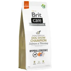 BRIT CARE Dog Hypoallergenic Dog Show Champion Salmon & Herring 12kg + LAB V 500ml -5% billiger