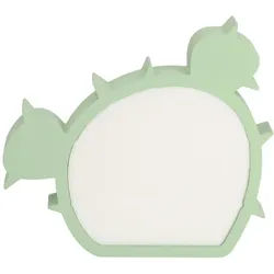 Kindertischleuchte , Grün , Kunststoff, Holzwerkstoff , Kaktus , 3.5x20.5x22.5 cm , RoHS, Europäischer Sicherheitsstandard , einfach zu transportieren , Lampen & Leuchten, Leuchtenserien