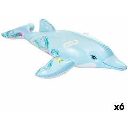 Aufblasbare Figur für Pool Intex Delfin 175 x 38 x 66 cm (6 Stück)