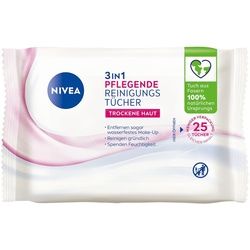 NIVEA Pflegende Reinigungstücher 3in1 Augenmake-up Entferner