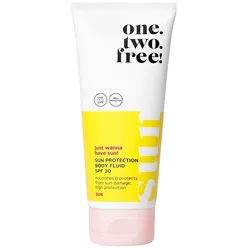 one. two. free! - Sun Protection Body Fluid SPF 30 Sonnenschutz 200 ml