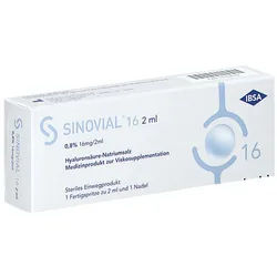 Sinovial 16 2 Ml 0,8% 16mg/2ml Hyaluronsäure-na