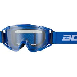 Bogotto B-ST Motocross Brille, weiss-blau für Frauen