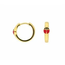 Adelia ́s Paar Creolen Damen Goldschmuck, 333 Gold Goldschmuck für Damen goldfarben