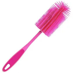 Kochblume Reinigungsbürste Silikon Spülbürste, Hygienisch rosa