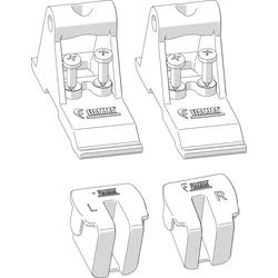 Fiamma Kit Side Montageset für Markisen-Seitenteile Side W Pro F45/F80/Shade / Sun View Side F45/F80 passend für F80s