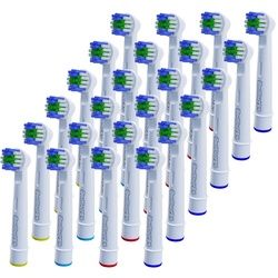 OneBuy24 - Aufsteckbürsten für viele elektrische Zahnbürsten von Dontodent 24 St weiss