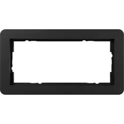 Gira 1002153 Abdeckrahmen 2-fach o.M.Gira E1 Schwarz m