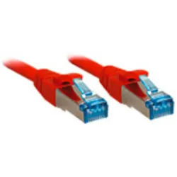 Lindy LINDY 47163 RJ45 Patchkabel CAT 6a S/FTP 1.50 m Rot 1 St. Netzkabel, (150.00 cm) rot