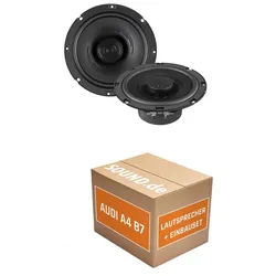 JUST SOUND best choice for caraudio Lautsprecher Heck Helix PF C165.2 für Audi A4 B7 Avant/Kombi 120W Auto-Lautsprecher schwarz