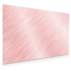 Primedeco Küchenrückwand Küchenrückwand Spritzschutz Glas mit Motiv Rosa Hintergrund 60 cm x 40 cm