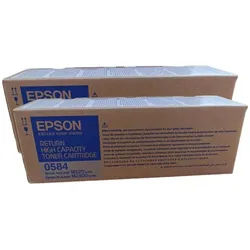 Epson 0584 Toner Ctg Black High Yield Pack Of 2
