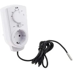 ChiliTec Steckdosen-Thermostat ChiliTec Analoges Steckdosen-Thermostat 230V mit externem Fühler I