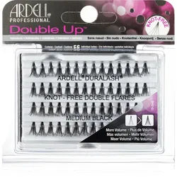 Ardell Double Up knotenfreie Bündel mit selbstklebenden Wimpern Größe Medium Black