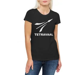 Urban Backwoods Print-Shirt Tetravaal Logo Damen T-Shirt Tactical Robot Sci-Fi Chappie Vaal (1-tlg) Robotics Tera AI Police schwarz 2XL