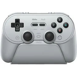 8BITDO Pro 3 Bluetooth Gaming Controller Classic Grau für Nintendo Switch, Switch 2, PC, Android, iOS