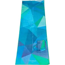 Divasya Yoga Handtuch 1 St blau