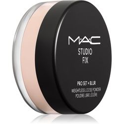 MAC Cosmetics Studio Fix Pro Set + Blur Weightless Loose Powder Mattierender Puder zum Fixieren Farbton Light 6,5 g
