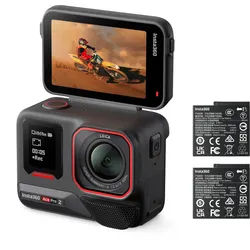 Insta360 Ace Pro 2 Dual Battery Bundle Action Kamera, schwarz