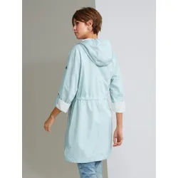 Long-Jacke Green Goose türkis