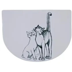 Place Mat Pussy Cats 40 × 30 cm white
